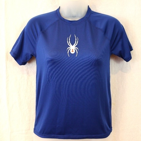 Spyder Rash Guard Swim Shirt Top Small Logo Swim Tshirt SM - Picture 10 of 11